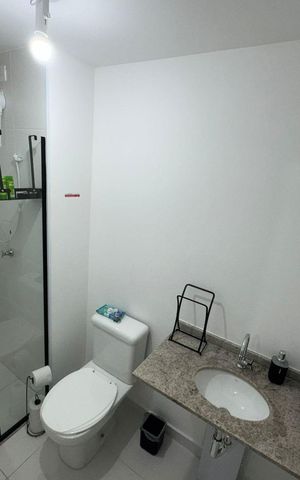 Apartamento à venda com 25m², 1 quarto e sem vaga Apartamento à venda com 25m², 1 quarto e sem vagaBanheiro