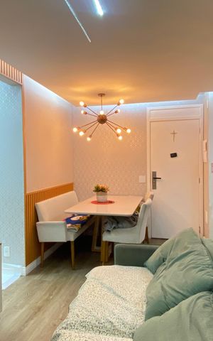 Apartamento para alugar com 48m², 2 quartos e 1 vaga Apartamento para alugar com 48m², 2 quartos e 1 vagaSala - Cozinha