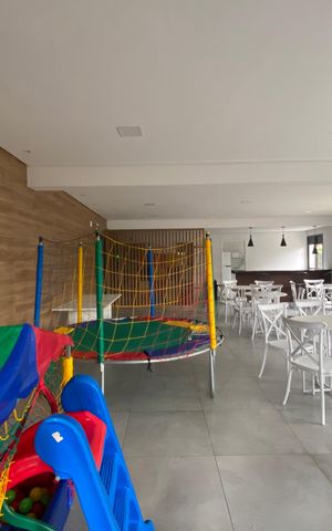 Apartamento para alugar com 48m², 2 quartos e 1 vaga Apartamento para alugar com 48m², 2 quartos e 1 vagaÁrea comum - Salão de festas