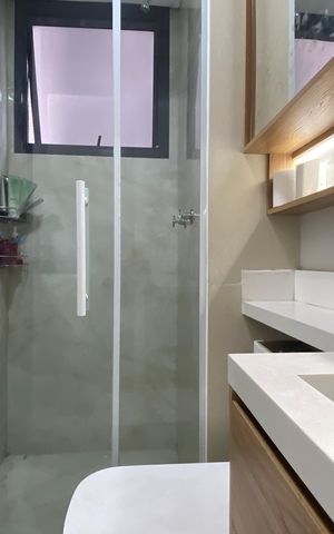 Apartamento para alugar com 48m², 2 quartos e 1 vaga Apartamento para alugar com 48m², 2 quartos e 1 vagaBanheiro