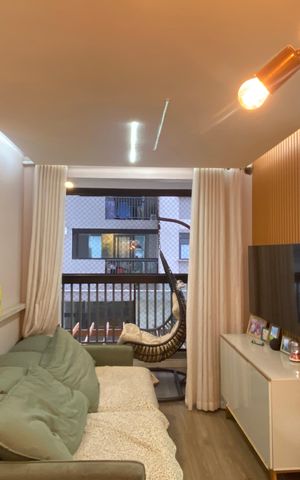 Apartamento para alugar com 48m², 2 quartos e 1 vaga Apartamento para alugar com 48m², 2 quartos e 1 vagaSala - Cozinha