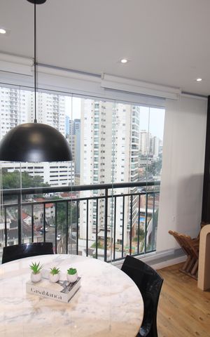 Apartamento à venda com 41m², 1 quarto e 1 vagaSala / Cozinha - Varanda