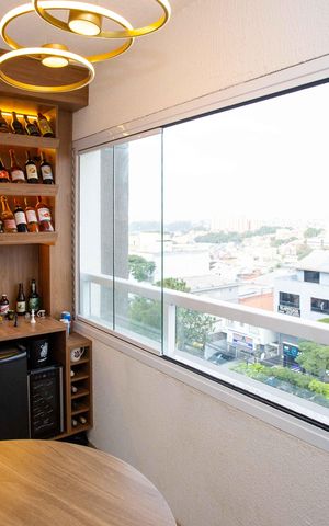 Apartamento à venda com 45m², 2 quartos e 1 vagaVaranda