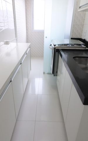 Apartamento para alugar com 61m², 2 quartos e 2 vagasCozinha e Área de Serviço