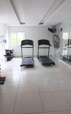 Apartamento para alugar com 61m², 2 quartos e 2 vagasÁrea comum - Academia