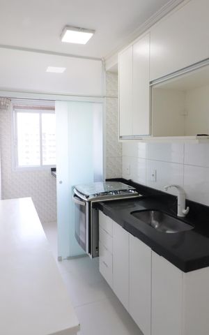 Apartamento para alugar com 61m², 2 quartos e 2 vagasCozinha e Área de Serviço