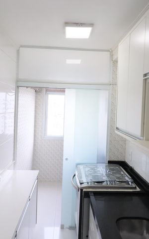 Apartamento para alugar com 61m², 2 quartos e 2 vagasCozinha e Área de Serviço