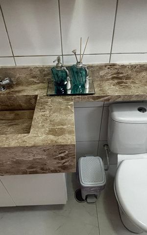 Apartamento à venda com 46m², 2 quartos e 1 vaga Apartamento à venda com 46m², 2 quartos e 1 vagaBanheiro da Suíte