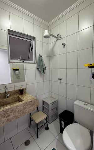 Apartamento à venda com 46m², 2 quartos e 1 vaga Apartamento à venda com 46m², 2 quartos e 1 vagaBanheiro