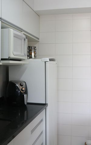 Apartamento à venda com 42m², 1 quarto e 1 vagaCozinha e Área de Serviço