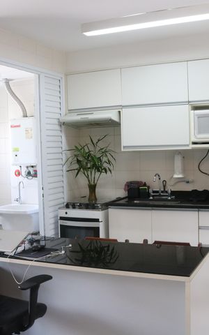 Apartamento à venda com 42m², 1 quarto e 1 vagaCozinha e Área de Serviço