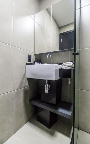 Apartamento à venda com 26m², 1 quarto e 1 vaga Apartamento à venda com 26m², 1 quarto e 1 vagaBanheiro