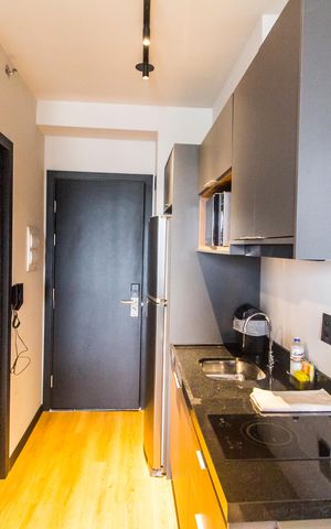 Apartamento à venda com 26m², 1 quarto e 1 vaga Apartamento à venda com 26m², 1 quarto e 1 vagaCozinha