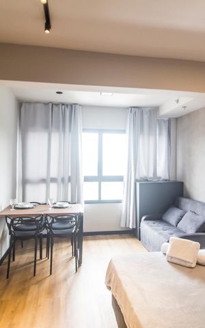 Apartamento à venda com 26m², 1 quarto e 1 vaga Apartamento à venda com 26m², 1 quarto e 1 vagaSala