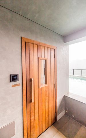 Apartamento à venda com 26m², 1 quarto e 1 vaga Apartamento à venda com 26m², 1 quarto e 1 vagaSaúna
