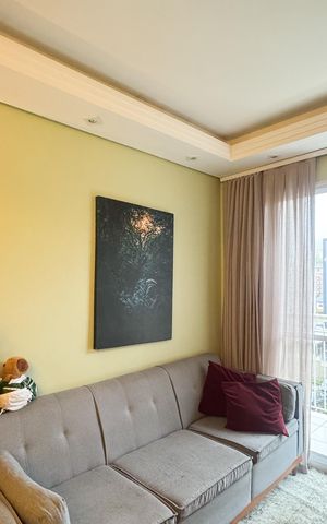 Apartamento à venda com 47m², 2 quartos e 1 vaga Apartamento à venda com 47m², 2 quartos e 1 vagaSala
