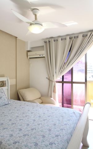 Apartamento à venda com 117m², 3 quartos e 2 vagasQuarto 3