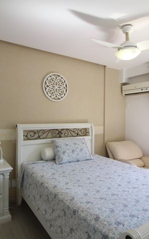 Apartamento à venda com 117m², 3 quartos e 2 vagasQuarto 3