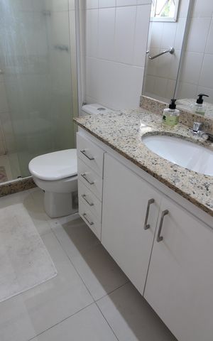Apartamento à venda com 117m², 3 quartos e 2 vagasQuarto 3 - Suíte