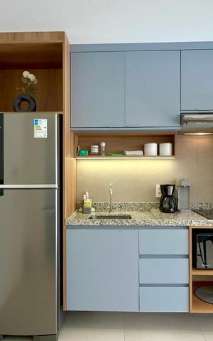 Studio à venda com 33m², 1 quarto e sem vaga Studio à venda com 33m², 1 quarto e sem vagaCozinha