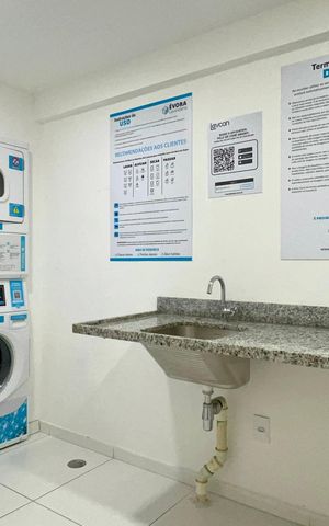 Studio à venda com 33m², 1 quarto e sem vaga Studio à venda com 33m², 1 quarto e sem vagaLavanderia