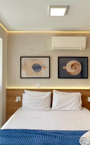 Studio à venda com 33m², 1 quarto e sem vaga