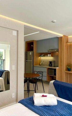 Studio à venda com 33m², 1 quarto e sem vaga Studio à venda com 33m², 1 quarto e sem vagaQuarto