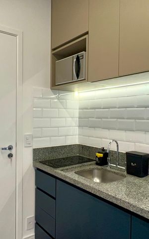Studio à venda com 23m², 1 quarto e sem vaga Studio à venda com 23m², 1 quarto e sem vagaCozinha