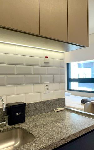 Studio à venda com 23m², 1 quarto e sem vaga Studio à venda com 23m², 1 quarto e sem vagaCozinha