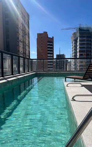 Studio à venda com 23m², 1 quarto e sem vaga Studio à venda com 23m², 1 quarto e sem vagaPiscina