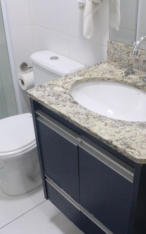 Apartamento para alugar com 67m², 2 quartos e 1 vagaBanheiro da Suíte