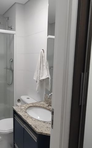 Apartamento para alugar com 67m², 2 quartos e 1 vagaBanheiro da Suíte