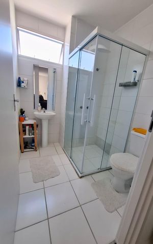 Apartamento para alugar com 44m², 2 quartos e 1 vaga Apartamento para alugar com 44m², 2 quartos e 1 vagaBanheiro