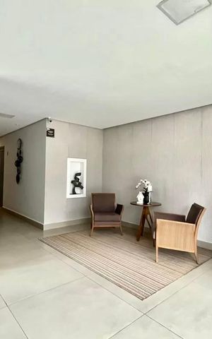Apartamento à venda com 61m², 2 quartos e 2 vagas Apartamento à venda com 61m², 2 quartos e 2 vagasHall social