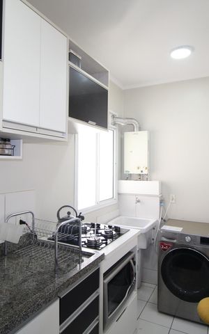 Apartamento à venda com 53m², 2 quartos e 1 vagaCozinha