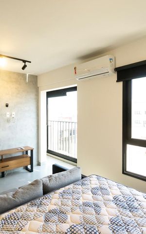 Studio à venda com 32m², 1 quarto e 1 vaga Studio à venda com 32m², 1 quarto e 1 vagaQuarto