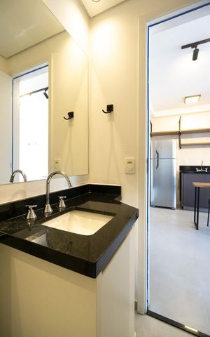 Studio à venda com 32m², 1 quarto e 1 vaga Studio à venda com 32m², 1 quarto e 1 vagaBanheiro