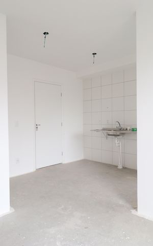 Apartamento para alugar com 43m², 2 quartos e sem vaga Sala/Cozinha/Área de serviço