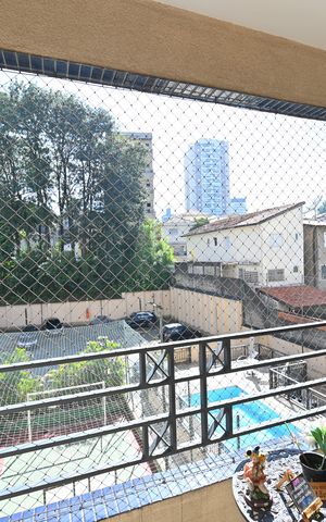 Apartamento à venda com 61m², 2 quartos e 2 vagasVaranda