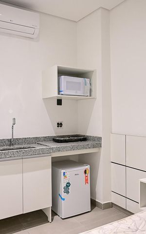 Studio para alugar com 15m², 1 quarto e sem vagaCozinha