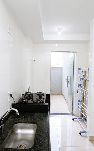 Apartamento à venda com 48m², 2 quartos e 1 vagaCozinha