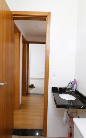 Apartamento à venda com 48m², 2 quartos e 1 vagaBanheiro Social