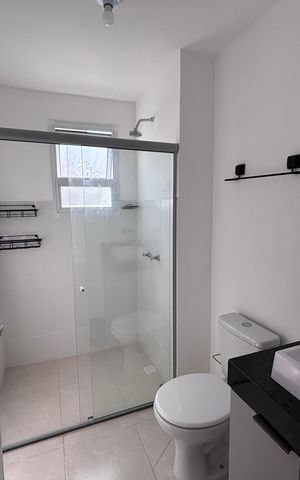 Apartamento à venda com 46m², 2 quartos e 1 vaga Apartamento à venda com 46m², 2 quartos e 1 vagaBanheiro