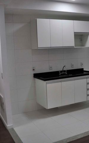 Apartamento à venda com 74m², 3 quartos e 2 vagas Apartamento à venda com 74m², 3 quartos e 2 vagasDetalhe - Cozinha Americana