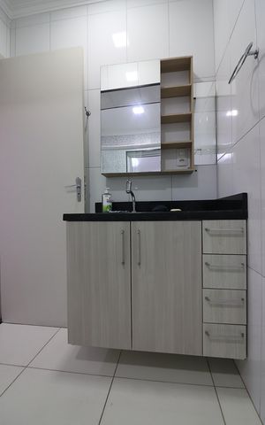 Apartamento para alugar com 107m², 2 quartos e 1 vagaBanheiro Social
