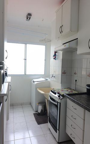 Apartamento à venda com 62m², 3 quartos e 1 vagaCozinha e Área de Serviço