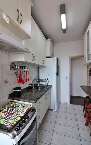 Apartamento à venda com 62m², 3 quartos e 1 vagaCozinha e Área de Serviço