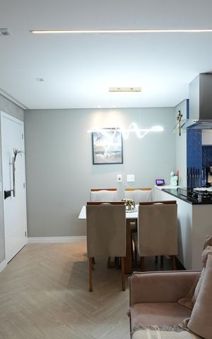 Apartamento à venda com 55m², 2 quartos e 1 vagaSala