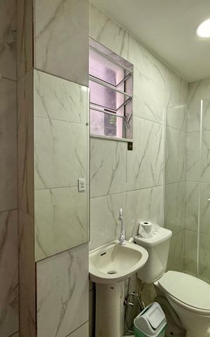 Apartamento para alugar com 27m², 1 quarto e sem vaga Apartamento para alugar com 27m², 1 quarto e sem vagaBanheiro Social