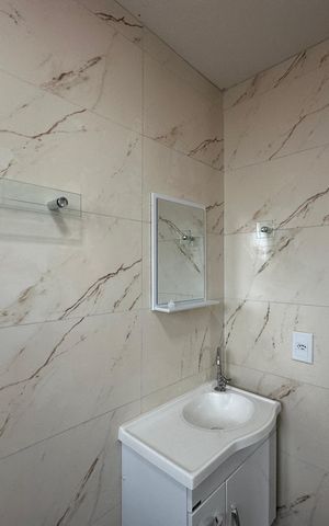 Apartamento para alugar com 60m², 2 quartos e 1 vaga Apartamento para alugar com 60m², 2 quartos e 1 vagaBanheiro da Suíte